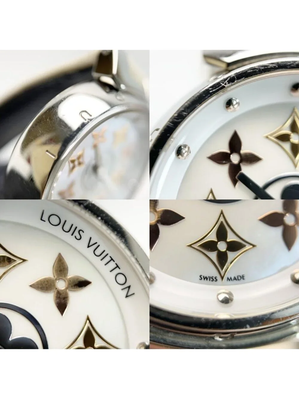 Louis Vuitton Tambour Idylle Blossom Quartz Watch Leather